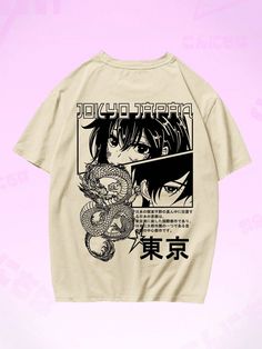 Cheap Graphic Tee, Figure Graphic Tee, Anime Shirts, Japanese Tshirt, Anime Men, Anime T Shirt, Japanese Outfits, Anime Shirt