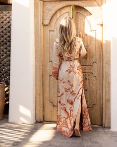 Indulge in the beauty of our Terra Dvau Maxi Dress, designed with a deep v cut and wide sleeves for a touch of elegance. Its eco-friendly modal fabric promotes mindful living, showing love for the planet while also standing out in style. Our modal is wearing size EU 34 | US 2 and her chest is 75 cm | 30 inch Beach Viscose Dress, Beach Relaxed Fit Viscose Dresses, Relaxed Fit Viscose Beach Dress, Relaxed Fit Viscose Maxi Dress For Daywear, Relaxed Fit Maxi Dress With Side Slits, Long Sleeve Beach Dresses With Side Slits, Relaxed Fit Rayon Maxi Dress, Spring Rayon Dress With Side Slits, Spring Viscose Long Maxi Dress