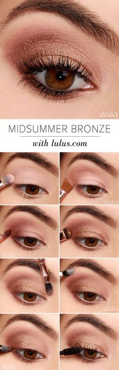 Smokey Eyeshadow Tutorial, Bronze Eyeshadow, Smokey Eyeshadow, Best Eyeshadow