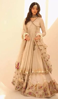 Sharara Wedding Dress, Nikkah Gharara Outfit, Zara Shahjahan, Latest Bridal Dresses