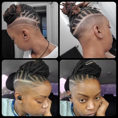 Loc Updo With Shaved Sides, Undercut Loc Styles, Loc Styles For Swimming, Locs Hairstyles With Shaved Sides, Shaved Locs Styles, Short Locs Shaved Sides, Locs Shaved Sides