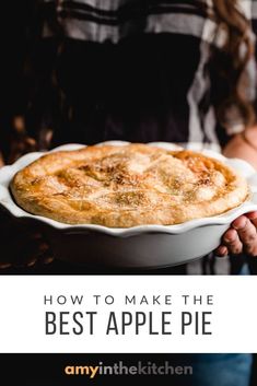 how to make the best apple pie with an easy recipe for one pot or two