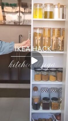 Kallax Kitchen, Ikea Pantry Organization, Ikea Kitchen Accessories, Ikea Kitchen Storage, Ikea Billy Hack, Ikea Hack Storage, Ikea Pantry, Spice Collection