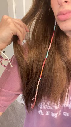 Hair Wraps Inspiration, Hair Wrap Inspo Summer, Summer Hair Wrap Color Ideas, Hair Wraps Thread Ideas Blonde Hair, Cute Hair Wrap Colors, Summer Hair Braids With String