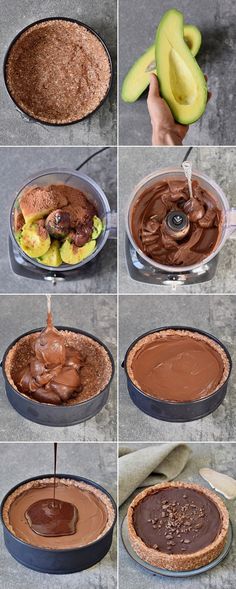 steps to make chocolate pie in a pan