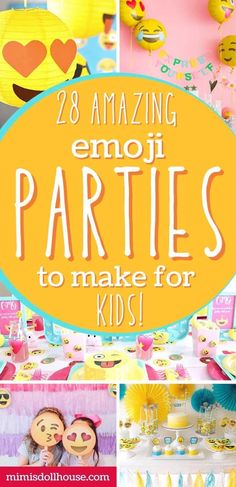 Emoji Party Ideas for Tweens! Are you looking for a heart eye emoji kind of party theme? If you have a pre-teen or teen who LOVES emojis, why not throw an emoji themed birthday bash? These awesome emoji party decorations and emoji party supplies are sure to take your party from meh to wow! Emojis Birthday Party Ideas, Diy Emoji Party Decorations, Emoji Party Ideas Decoration, Girls Emoji Birthday Party, Emoji Party Ideas, Emoji Birthday Party Ideas, Emoji Photo Booth, Emoji Party Favors, Emoji Party Decorations