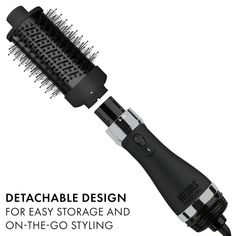 Big blowouts come in small packages. The Hot Tools Professional black gold one-step detachable blowout small head features a barrel that's designed to be small in size and big on performance. Why you'll love It: Short hair stars, rejoice. The new Hot Tools Professional black gold one-step detachable blowout small head features a barrel designed to be small in size and big on performance. Perfect for shorter hair lengths, adding loose curls, and for creating gorgeous one-step blowouts. Our propri Root Volume, Easy Home Organization, 2nd Day Hair, Short Hair Lengths, Effortless Hairstyles, Hot Tools, Loose Curls, Ceramic Coating, Styling Tools