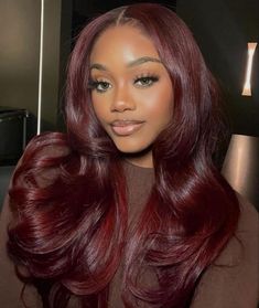 Hair Color Options, Hair Color Auburn, Color Rush, Burgundy Hair, Hairstyles For Medium Length Hair, Hair Laid, Medium Length Hair, Hair Life, Dinner Date