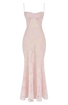 HOUSE OF CB Seren Blush Sheer Lace-Up Back Gown | Nordstrom Hocoming Dress, Affordable Wishlist, Rose Dress Outfit, Pink Prom Dresses Long, Sheer Pink Dress, Shuffles Outfits, Streetwear Dress, Rose Print Dress, House Of Cb Dresses