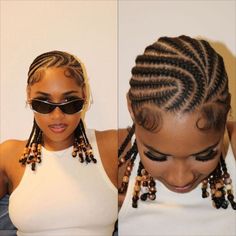 Cornrow Natural Hair For Black Women, Black Women Cornrows Braids, Cornrow Hairstyles Women, Styled Cornrows Black Women, Small Cornrows Designs, Cornrow Short Hairstyles, Black Girls Hairstyles Braids Short, Short Cornrows Braids For Black Women, Cornrow Ideas Natural Hair Braided