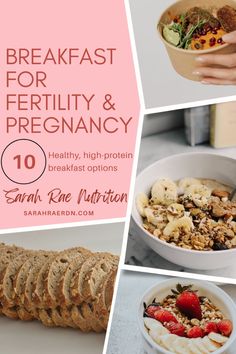 breakfast for fertiity and pregancy 10 healthy high - protein breakfast options