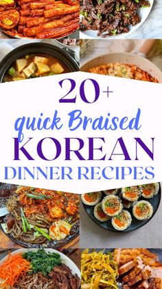 20 quick and easy korean dinner recipes that are great for the whole family to enjoy