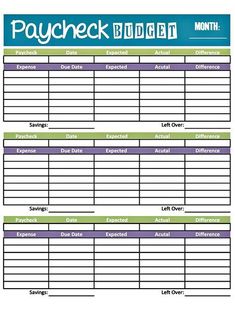 Bi Monthly Budget Template Spreadsheet Simple scheduleplanner #weeklydigitalplanner #templates📔