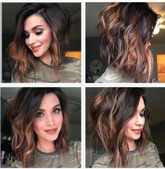 Medium Layered Hair 2023, Long Layered A Line Bob With Bangs, Textured Shoulder Length Hair With Bangs, Brunette Color Melt Balayage, Medium Length Hair With Layers Thick Wavy, Long Textured Bob Messy Lob, Shoulder Length Brown Hair Balayage, Medium Length Lob With Layers, Edgy Long Bob