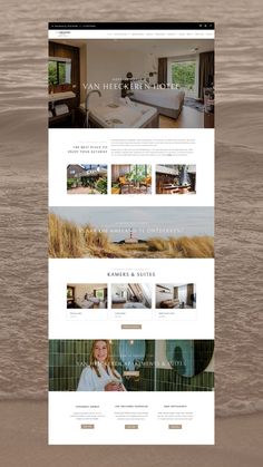 an image of a website design for a real estate listing company that sells luxury homes