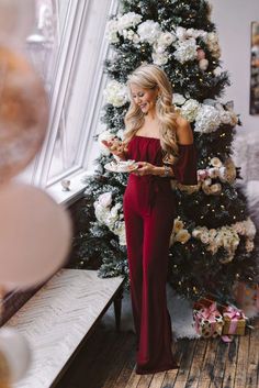 Christmas Outfit Women Holiday, Simple Christmas Outfits, Christmas Party Outfits Classy, Classy Christmas Party, Outfit For Christmas, Cocktail Party Outfit