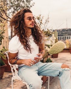 Long Hair For Men, Hair Style Men, Man With Long Hair, Long Hairstyles For Men, Long Haircut, Long Hair Men, Hair For Men, Men Haircut Styles