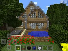 an image of a house in minecraft