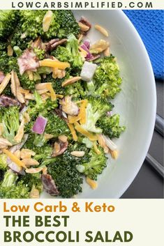 broccoli salad with low carb and keto the best broccoli salad