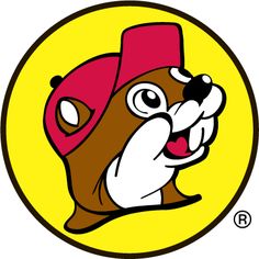 a cartoon dog wearing a red hat and holding his paw up in the air with its mouth