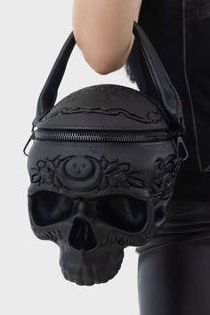 Contact The Dead Skull Handbag | Killstar Skull Handbags, Goth Chic, Skull Collection, Kreepsville 666, Skull Purse, Gothic Bag, Sourpuss Clothing, Skull Bags, Gothic Chic