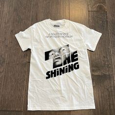 White Y2k Shirt, The Shining Movie, Acid Bath, Fire Clothes, Y2k Shirts, Hype Beast, Grunge Outfit, Vintage Tee Shirts, Aesthetic Grunge Outfit