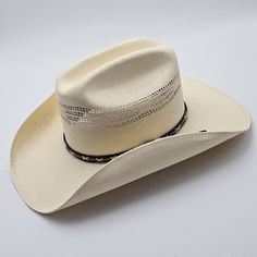 Check out Resistol 7X Bangora Straw Cowboy Hat Double RR Collection Size 7 Western Style, the latest item I added on eBay! #eBay #eBaySeller Double Rr, Western Wardrobe, Straw Cowboy Hat, Leather Gear, Antique Glassware, Vintage Electronics, Natural Style, Timeless Treasures, Cowboy Hat