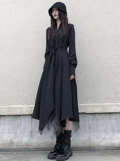 ❤︎Hebon Loose Shirt Dress❤︎ Black Long Sleeve Dress For Fall, Casual Long Midi Dress For Evening, Black Long Sleeve Dress For Spring, Black Long Sleeve Long Dress For Spring, Formal Long Sleeve Shirt Dress For Fall, Black Long Shirt Dress For Fall, Long Black Shirt Dress For Fall, Casual Long Sleeve Evening Midi Dress, Casual Long Sleeve Midi Dress For Evening