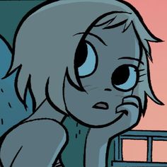 from Scott Pilgrim volume 4 World Icon