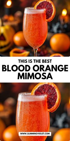 this is the best blood orange mimosa