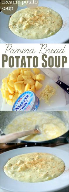 panera bread and potato soup is an easy dinner recipe that's ready in less than 30 minutes