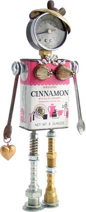 cindy lou Steampunk Robots, Alter Art, Objects Art, Keys Jewelry, Toy Robot