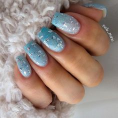 Blue Christmas Nails Winter Sparkle, Blue Sparkle Nails With Snowflake, Acrylic Coffin, 2024 Nails, Friday Weekend, Manicure Inspiration, Polish Ideas, Weekend Sale