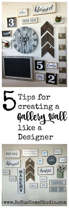 the top five tips for creating a gallery wall like a designer