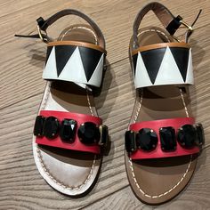 Brand New Marni Sandals. Marni Shoes, Marni Sandals, Women's Shoes Sandals, Black Red, Shoes Sandals, Black And Red, Women Shoes, Sandals, Brand New