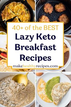 No more boring breakfasts! These keto recipes include lazy keto breakfasts, quick casseroles, and meal prep ideas for a low-carb lifestyle. Discover easy options like air fryer bites, almond flour muffins, and even no-egg recipes. Perfect for on-the-go mornings or when you want to start the day right.