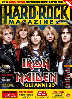 the front cover of hard rock magazine