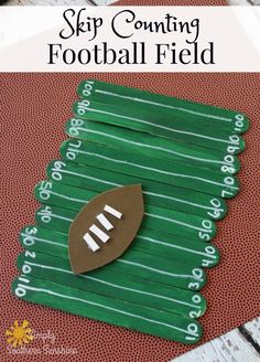 an easy football field craft for kids to make