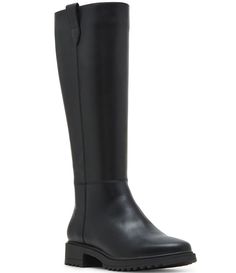 From Blondo&#x2C; the Calise Waterproof Leather Tall Boots feature:Leather upperWaterproof materials with sealed seamsInside zipper for easy on/offSynthetic liningRubber outsoleApprox. 14.5" boot shaft heightApprox. 8" boot shaft circumferenceApprox. 1" block heelEasy care: easily wipe off dirt and calcium/salt traces with damp clothImported. Leather Tall Boots, Tall Leather Boots, Dillard's, Tall Boots, Boot Shoes Women, Block Heels, Bootie Boots, Leather Upper, Shoe Boots