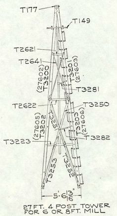 an old drawing of a tower with numbers and times on the bottom half of it