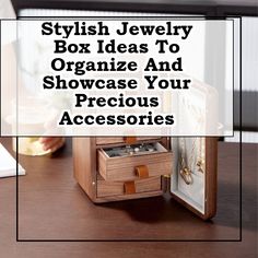 Discover stylish jewelry box ideas that not only organize but also beautifully showcase your precious accessories. From elegant designs to functional storage solutions, find inspiration for every style and space. Whether you prefer vintage charm or modern minimalism, our curated collection of jewelry boxes will keep your treasures safe and accessible. Elevate your accessory game with these creative storage solutions that blend aesthetics and practicality. Creative Storage Solutions, Creative Storage, Modern Minimalism, Functional Storage, Modern Chic, Jewelry Boxes