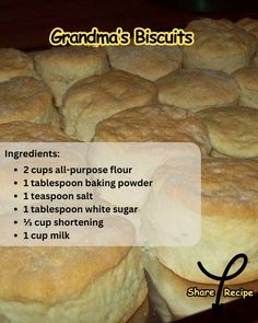 there are many biscuits in the pan with instructions for baking them on top of each other