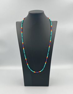 This handcrafted necklace contains high grade, smooth, round Genuine Czech Precoisa glass seed beads finished with choice of nylon thread or beading wire. The necklace is made to order with multiple lengths. Each bead in this necklace is hand selected, then strung on professional quality nylon bead thread to ensure the best quality. HANDMADE with love, care, and attention to detail by me at my studio in Albuquerque, New Mexico. My studio is smoke-free, and all jewelry is stored in a climate-controlled environment to reduce allergens and tarnishes of materials. * M A T E R I A L * Main stone : Czech Glass Beads Bead size : 6/0 (3.8mm) Findings : Nylon thread * D I M E N S I O N * Length : Multiple lengths M O R E * F R O M * U S https://JewelsbyJoybiz.etsy.com * F O L L O W * US IG : @Jewel Horse Blanket, Native American Style, Albuquerque New Mexico, Horse Blankets, Native American Fashion, Beading Wire, Handcrafted Necklace, Glass Seed Beads, Czech Glass Beads