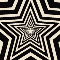 an abstract black and white star pattern