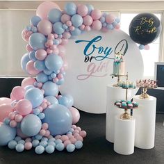 Create a memorable and stylish atmosphere with our Pink and Blue Gender Reveal and Baby Shower Balloon Garland. Perfect for Gender Reveal parties, and baby shower celebrations, our blue and pink balloon garland is an essential addition. Our DIY kit makes decorating a breeze, and the balloons are crafted from biodegradable Natural Latex. Balloon Arch Kit includes: 15pcs 5'' Pastel Pink balloon 15pcs 5'' Pastel Blue latex balloon 15pcs 10'' Pastel Pink latex balloon 15pcs 10'' Pastel Blue balloon 10pcs 12'' Pastel Pink balloon 10pcs 12'' Pastel Blue balloon 2pcs 18'' Pastel Pink latex balloon 2pcs 18'' Pastel Blue latex balloon 1pc Balloon Ribbon 1pc Balloon strip 1 roll dot glue Detailed Garland Instructions DESCRIPTION Colour: Pastel Blue and Pink Material: Latex (Garland Kit) Size: measur Gender Reveal Party Gifts, Balloon Arch Kit, Its A Boy Balloons, Gender Reveal Gifts, Cars Theme Birthday Party, Gender Reveal Balloons, Gender Reveal Decorations, Garland Arch, Wedding Petals