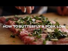 how to butterfly a pork loin