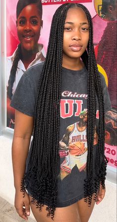 Middle Part Box Braids, Notlessbox Braids Styles Long, Full Braids, Black Hair Protective Styles, Best Braid Styles, Long Braided Hairstyles, Hair Braid Patterns, Short Box Braids Hairstyles, Braided Hairstyles For Black Women Cornrows