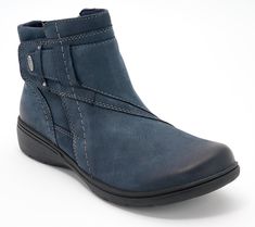 This season, keep exploring more of what you love -- and seeing those you love -- in these expertly crafted nubuck leather ankle boots by Clarks. From farmer's markets to football games to holiday outings, the Ultimate Comfort footbed, sturdy sole (shout out to our Carleigh fans), and extra-soft and smooth lining motivate you to make the most of every moment. From Clarks Footwear. Suede Ankle Boots For Walking, Ankle-high Suede Walking Boots, Suede Ankle Boots For Outdoor Activities, Suede Ankle-high Boots For Outdoor, Football Games, Nubuck Leather, Leather Ankle Boots, Ankle Boots, Fashion Shoes