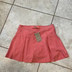 Nwt! Nike Club Tennis Skirt In Coral Womens Size L. High Rise Waist, Stretch Performance Material, Front Pleats, Inner Stash Pocket In Rear Waistband, Built In Shorts, Pocket On Side Of Shorts. Offers Accepted! Pink Skirted Skort With Pockets, Pink Stretch Mini Skirt With Pockets, Casual Pleated Swim Skirt For Spring, High Waist Pink Swim Skirt, Pink Tennis Skirt With Pockets For Spring, Pink Pleated Shorts, Pink Pleated Casual Shorts, Casual Pink Pleated Shorts, Pink Skirted Bottoms With Pockets