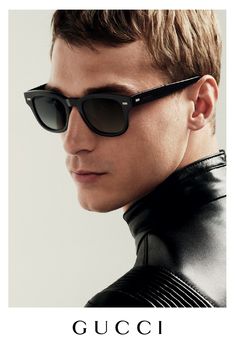 Gucci Men's sunglasses Gucci Sunglasses Men, Sunglass Photoshoot, Luxury Glasses, Gucci Glasses, Pushing Boundaries, Men Photoshoot, Mens Editorial, Glasses For Men